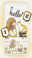 Fundo do Teclado Love Pet Life Cartaz