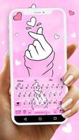 Teclado Love Pink Heart imagem de tela 1