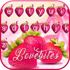 Скачать тема Love Red Strawberry APK