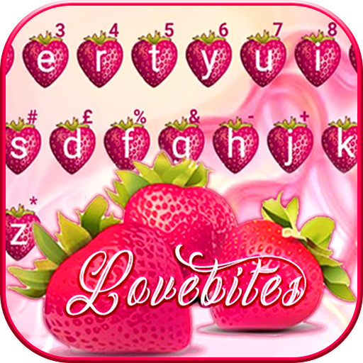 Teclado Love Red Strawberry