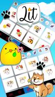 خلفية الكيبورد Love Rose Puppy تصوير الشاشة 3