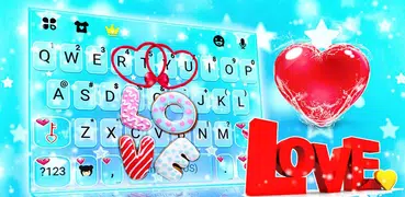 最新版、クールな Love Sweets のテーマキーボード