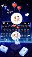 Tema Keyboard Love You To The  imagem de tela 1