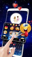 Tema Keyboard Love You To The  imagem de tela 2