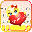 Tema Keyboard Love You Emoji