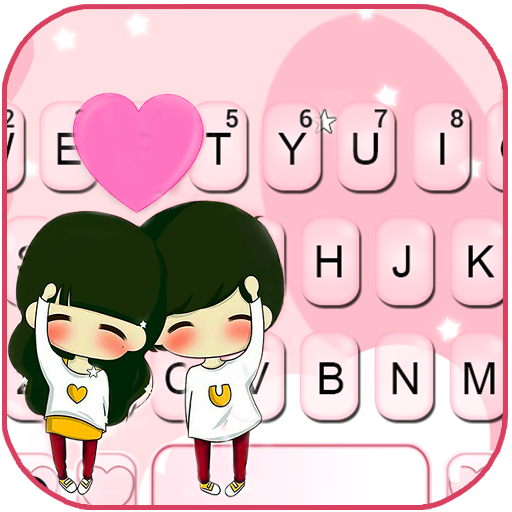 Tema Keyboard Lovely Couple He