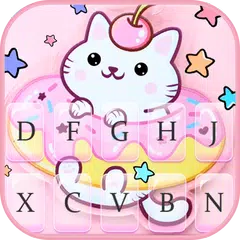 Lovely Cat Donuts Keyboard The APK download