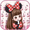 Tema Keyboard Lovely Bowknot G APK