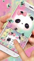 Lovely Bowknot Panda Ekran Görüntüsü 1