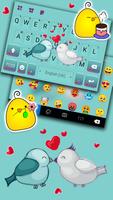 Fundo do Teclado Lovely Birds imagem de tela 3