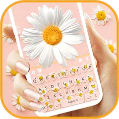 Lovely Daisy Keyboard Theme APK download