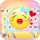 最新版、クールな Lovely Kiss Emoji のテー アイコン