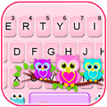 Lovely Owls Keyboard Theme