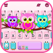 Tema Keyboard Lovely Owls