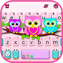 Lovely Owls 主題鍵盤 APK