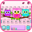 Lovely Owls Tema Papan Kekunci APK