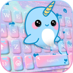 Teclado Lovely Unicorn Whale