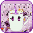 Lovely Unicorn Cup Keyboard Th APK