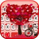 Lovely 3D Heart Thème APK