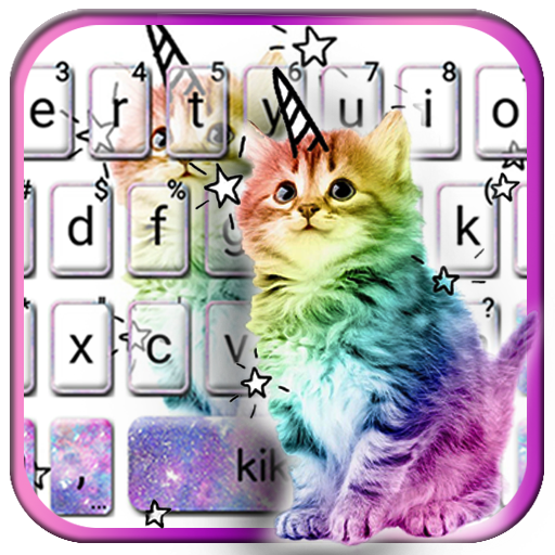 Tema de teclado Colorful Cat