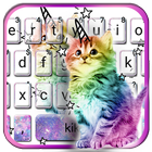 最新版、クールなColorful Catのテーマキーボード アイコン
