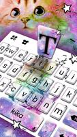 Tema de teclado Colorful Cat imagem de tela 2
