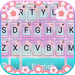 Baixar Tema Keyboard Lovelyblossoms APK