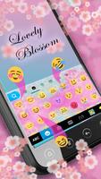 Tema Keyboard Lovelyblossoms imagem de tela 1