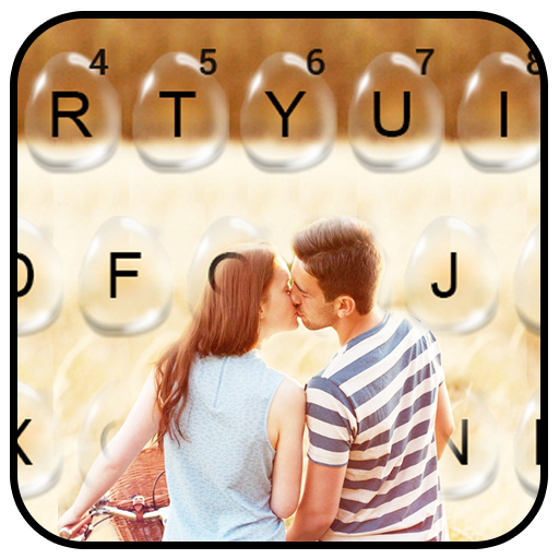 Tema Keyboard Lovers Water Dro