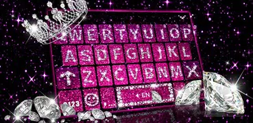 最新版、クールな Lux Crown Glint Fonts のテーマキーボード