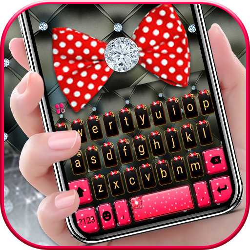 Luxury Bowknot Tema de teclado