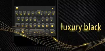 Luxury Golden Black 主題鍵盤