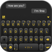 Tema Keyboard Luxury Golden Bl