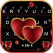 Luxury Hearts Tastaturhintergr
