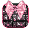 Luxury Pink Bow Keyboard Theme