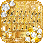 Neues Luxury Gold Tastatur the Zeichen