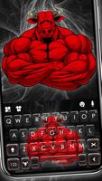 Macho Bull Keyboard Background poster