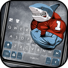 Thème de clavier Macho Shark icône