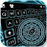 Фон клавиатуры Magic Neon Symb иконка