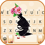 Tema Keyboard Make Love Not Wa ícone