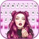 Hình nền bàn phím Makeup Lip G APK
