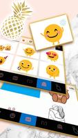 Fundo do Teclado Marble Gold P imagem de tela 3