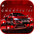 خلفية الكيبورد Maroon Race Car APK