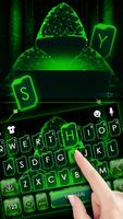 最新版、クールな Matrix Hacker のテーマキーボ スクリーンショット 1