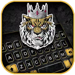 download Mean Tiger King Tema Tastiera APK