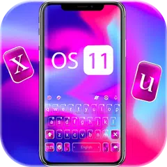 Baixar Keyboard OS11 Melt Color APK