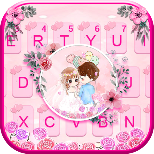 Tema Keyboard Merry Happily