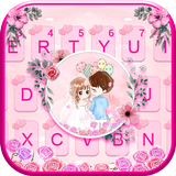 Tema Keyboard Merry Happily ícone