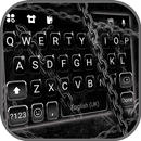 خلفية الكيبورد Metal Chains Bl APK