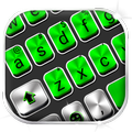 Metal Green Tech Keyboard Theme